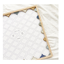 席札で作る結婚証明書　ランタンタイル　コラベルタイル　席札　 14枚目の画像