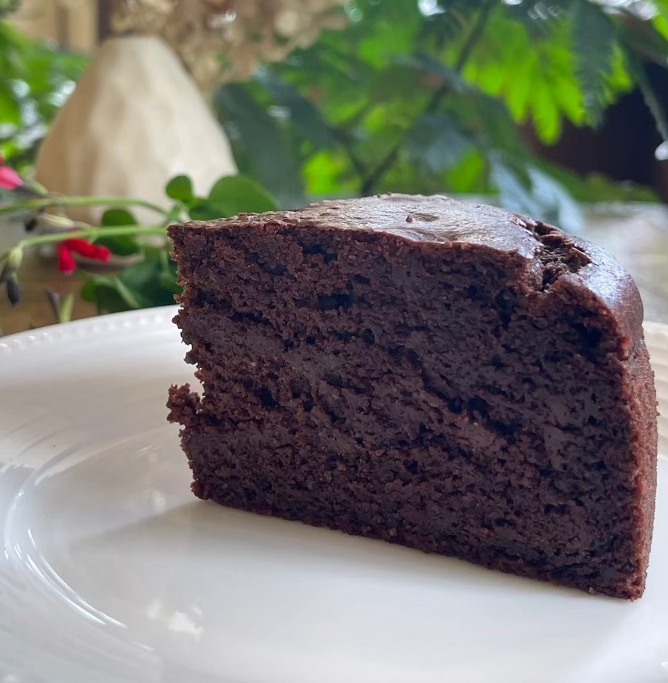 グルテンフリー卵乳製品不使用 米粉ガトーショコラ  オーガニックチョコレート濃厚な米粉ケーキ　5号サイズ