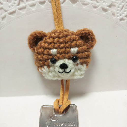 あみぐるみ キーカバー 柴犬 キーケース mikan-ya 通販 11908410