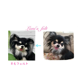 羊毛フェルト オーダー 「リアルで可愛いワンちゃんネコちゃん