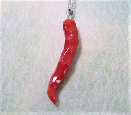 土佐の宝石珊瑚   さんご　レデイ－ス　アクセサリー・ジュエリ－　ペンダント　　No-01011