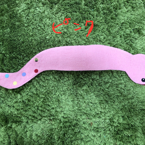 送料込み ネッククーラー ヘビ（グリーン、水色、ピンク） スカーフ