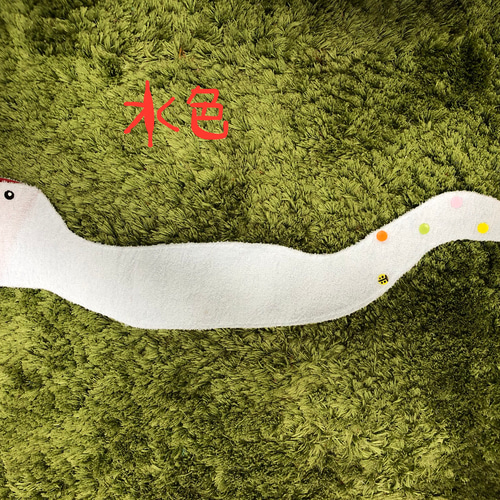 送料込み ネッククーラー ヘビ（グリーン、水色、ピンク） スカーフ