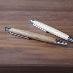 【包郵】木製原子筆敲擊式男士父親節就業禮物純色設計文具時尚文具禮物 第13張的照片