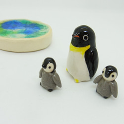 再販・まめ皇帝ペンギンの親子 5枚目の画像