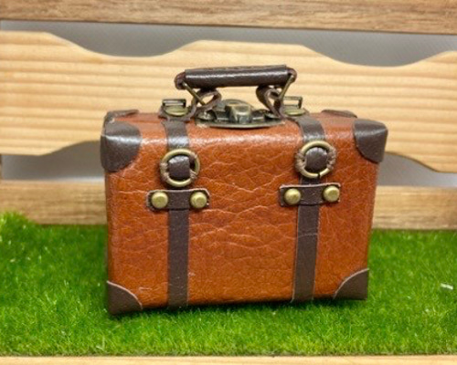 Yupiteru SLAFT 小物入れ 迷路デザイン 革細工 ミニチュアトランク miniature trunk. その他人形 森きゅうり