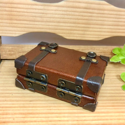 革細工　ミニチュアトランク　miniature trunk. 3枚目の画像