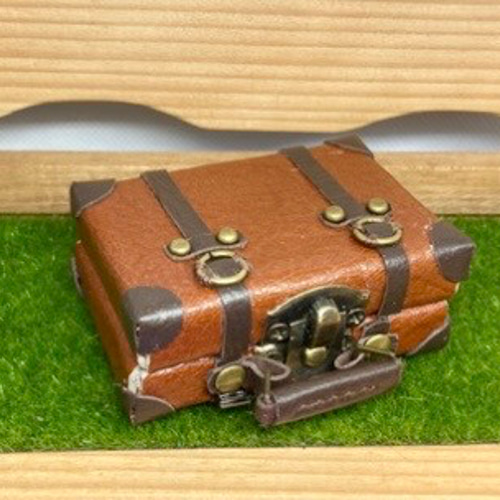 ミニチュア トランク❣️ 革細工 ミニチュアトランク miniature trunk. その他人形 森きゅうり