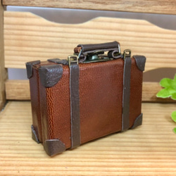 革細工　ミニチュアトランク　miniature trunk. 4枚目の画像