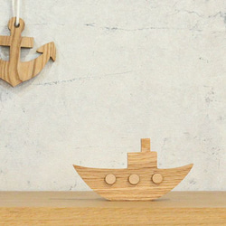 【送料無料】船 オブジェ 木製 無垢材 ふね 置物 ビーチ マリン 海 夏 サマー 西海岸 サーフ ハワイ 8枚目の画像