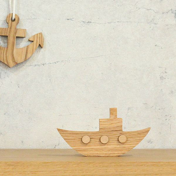 【送料無料】船 オブジェ 木製 無垢材 ふね 置物 ビーチ マリン 海 夏 サマー 西海岸 サーフ ハワイ 8枚目の画像