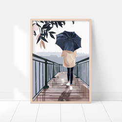【お得な3枚セット】梅雨のポスター  インテリアポスター A4サイズ〜 3枚目の画像