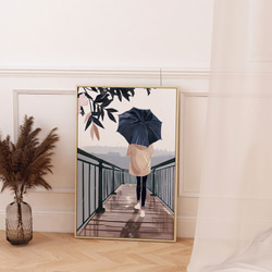 【お得な3枚セット】梅雨のポスター  インテリアポスター A4サイズ〜 2枚目の画像