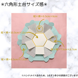 【誕生日用】名入れ✳︎3ボックス　六角形サプライズボックス  ✳︎黄緑×白×ゴールド✳︎ 10枚目の画像