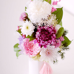 【仏花】再販6・2色の輪菊で彩るお供え花【供花】 2枚目の画像