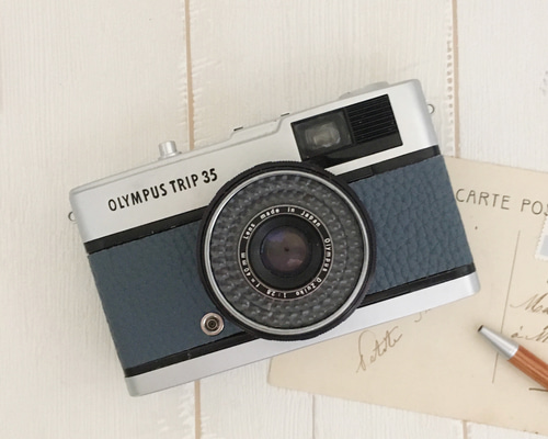 整備済・保証付】オリンパス TRIP35 フィルムカメラ｜ブルーグレイの本