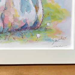母性牛　【複製画・額付き】 4枚目の画像