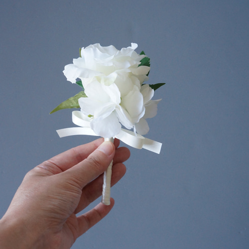 ♡ももページ♡紫陽花ウェディングブーケgreen&white♡ 紫陽花 ウェディングブーケの写真素材 [15980804] - PIXTA