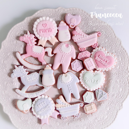 アイシングクッキー 風　オーダー ページ アイシングクッキーセット🐄⭐️ アイシングクッキーの詰め合わせのご