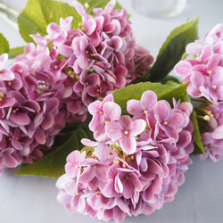 【リアル造花】選べる2色ブルーとピンクの紫陽花1本売り 6枚目の画像