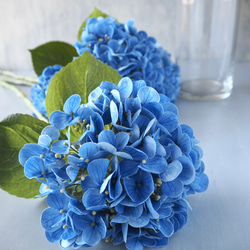 【リアル造花】選べる2色ブルーとピンクの紫陽花1本売り 13枚目の画像