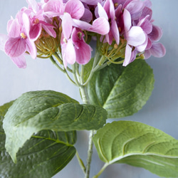 【リアル造花】選べる2色ブルーとピンクの紫陽花1本売り 3枚目の画像