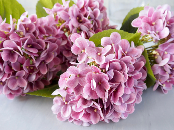 【リアル造花】選べる2色ブルーとピンクの紫陽花1本売り 10枚目の画像
