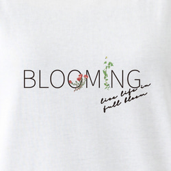 BLOOMING　Tシャツ ホワイト 2枚目の画像