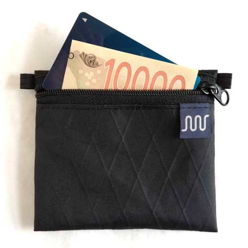 X-Pac ポーチワレット ブラック アウトドア軽量財布 ナイロン
