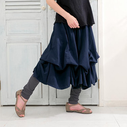 畢業季清倉大拍賣 * 四種長度可選 * 已售出超過1500件 [自由調節裙擺] 舒適款 * 青色/海軍藍 第4張的照片