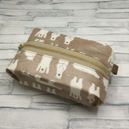 在庫SALE⭐︎シルコット用＊ウェットティッシュポーチ＊白くま  