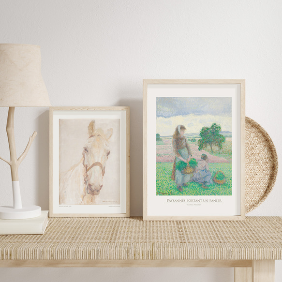 カミーユ・ピサロ 籠を運ぶ農婦 アートポスター 風景画 名画 絵画 ポスター アートパネル 特大 AP246 4枚目の画像