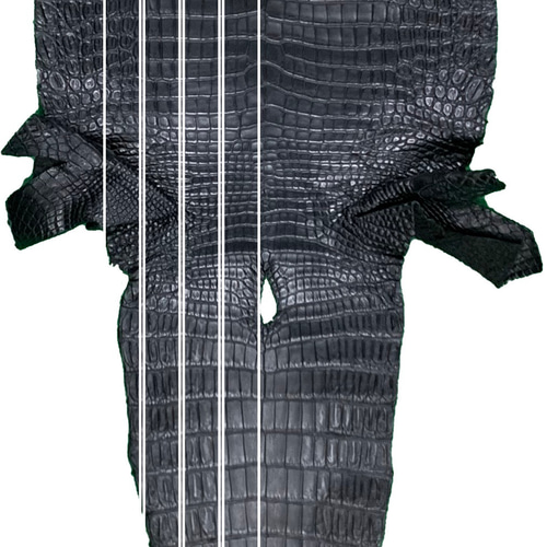 日本製 クロコダイル ベルト 上質 35㎜巾 フリーサイズ ワニ革