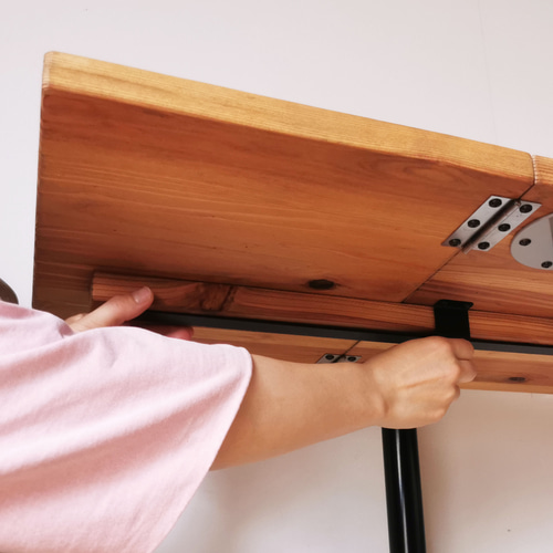 MUKU×バタフライデスク / 組立て簡単 伸縮工具不要 / 【90cm or 120cm