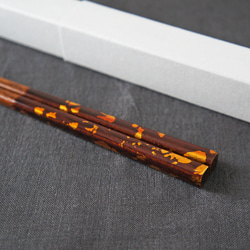 漆筷「Haku Miyabi/棕色」23 厘米 第1張的照片