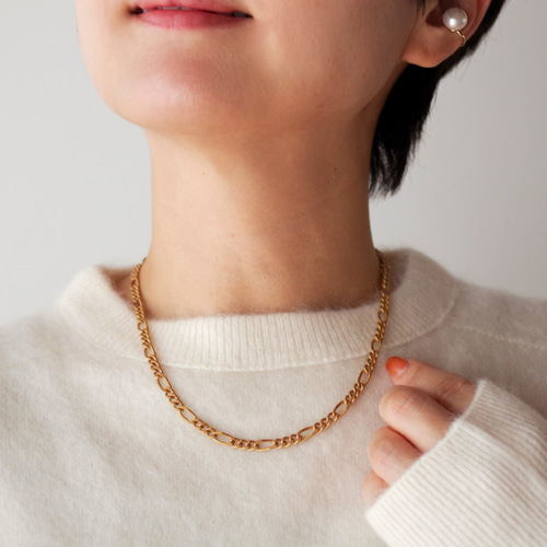 累計販売数200点以上！】k24純金 ヴィンテージチェーンと淡水パールの