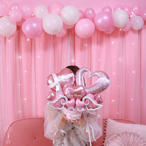 送料無料】バルーンガーランド 推し メンカラ バルーンアート キット