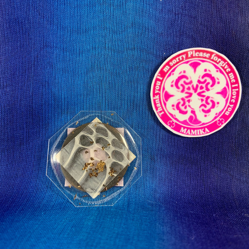 オリジナル☆ 純金入り 弁天様で6回お清めの古銭 大帯 帯 八角形 白蛇 