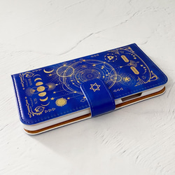 Fancy Astronomical Old Book II / Moon Phases Notebook Type iPhon 第9張的照片