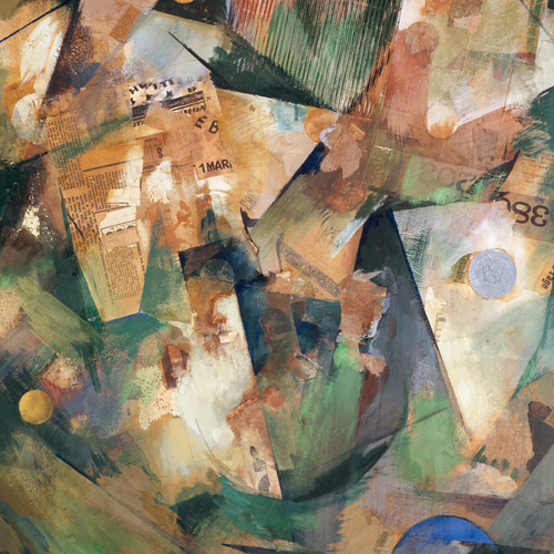 クルト・シュヴィッタース、メルツ １C-二重像、希少画集画、新品額装付 1fccb36d3846a5b7c130c9794b5aeb