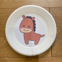 ぴんぽーん 紙皿シアター 動物 クイズ 0〜3歳向け 8枚目の画像