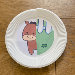 ぴんぽーん 紙皿シアター 動物 クイズ 0〜3歳向け 7枚目の画像