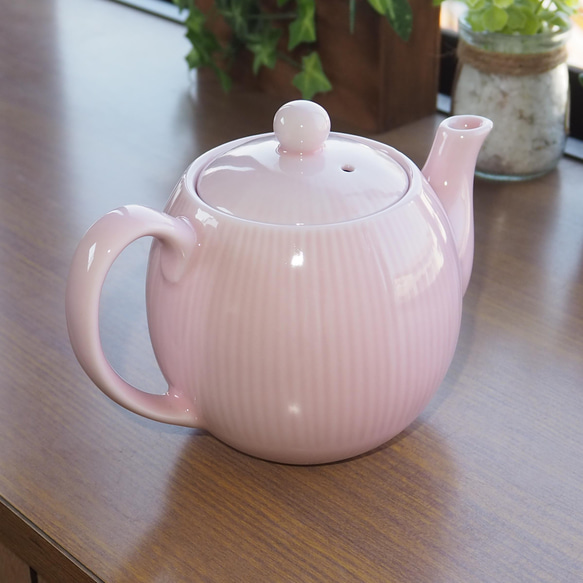 瀬戸焼　ティーポット　十草　カラーシリーズ　5color　　ティータイム/おうちカフェ/おうち時間 6枚目の画像