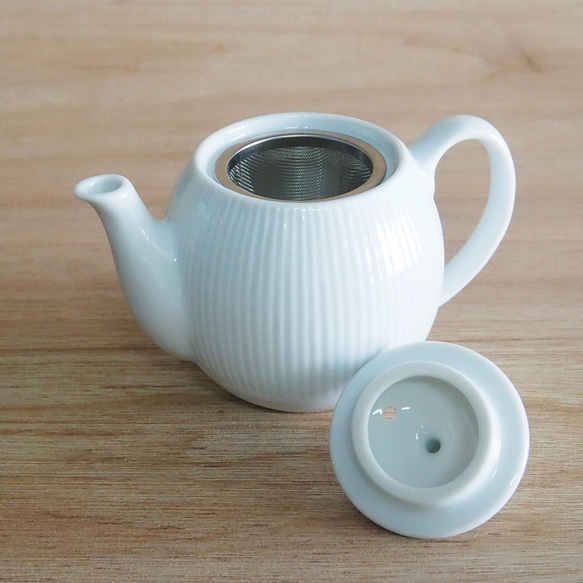 瀬戸焼　ティーポット　十草　カラーシリーズ　5color　　ティータイム/おうちカフェ/おうち時間 8枚目の画像