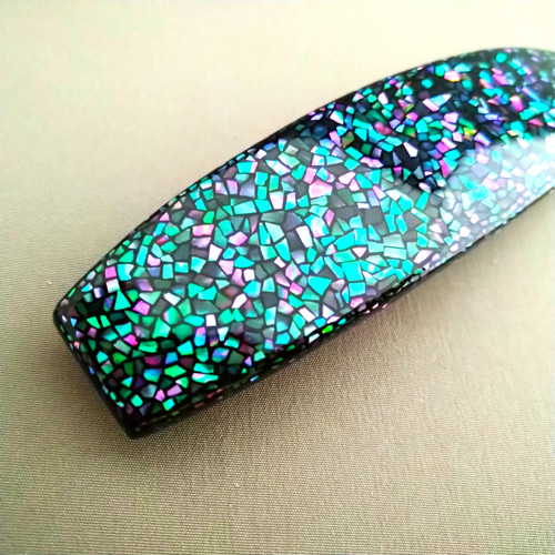 螺鈿　バレッタ raden_barrette_butterfly-