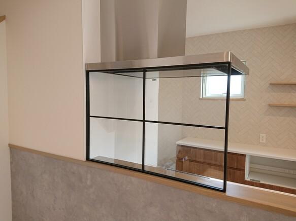 takkkk オーダー FIX窓 アイアン クリアガラス デコマド 室内窓