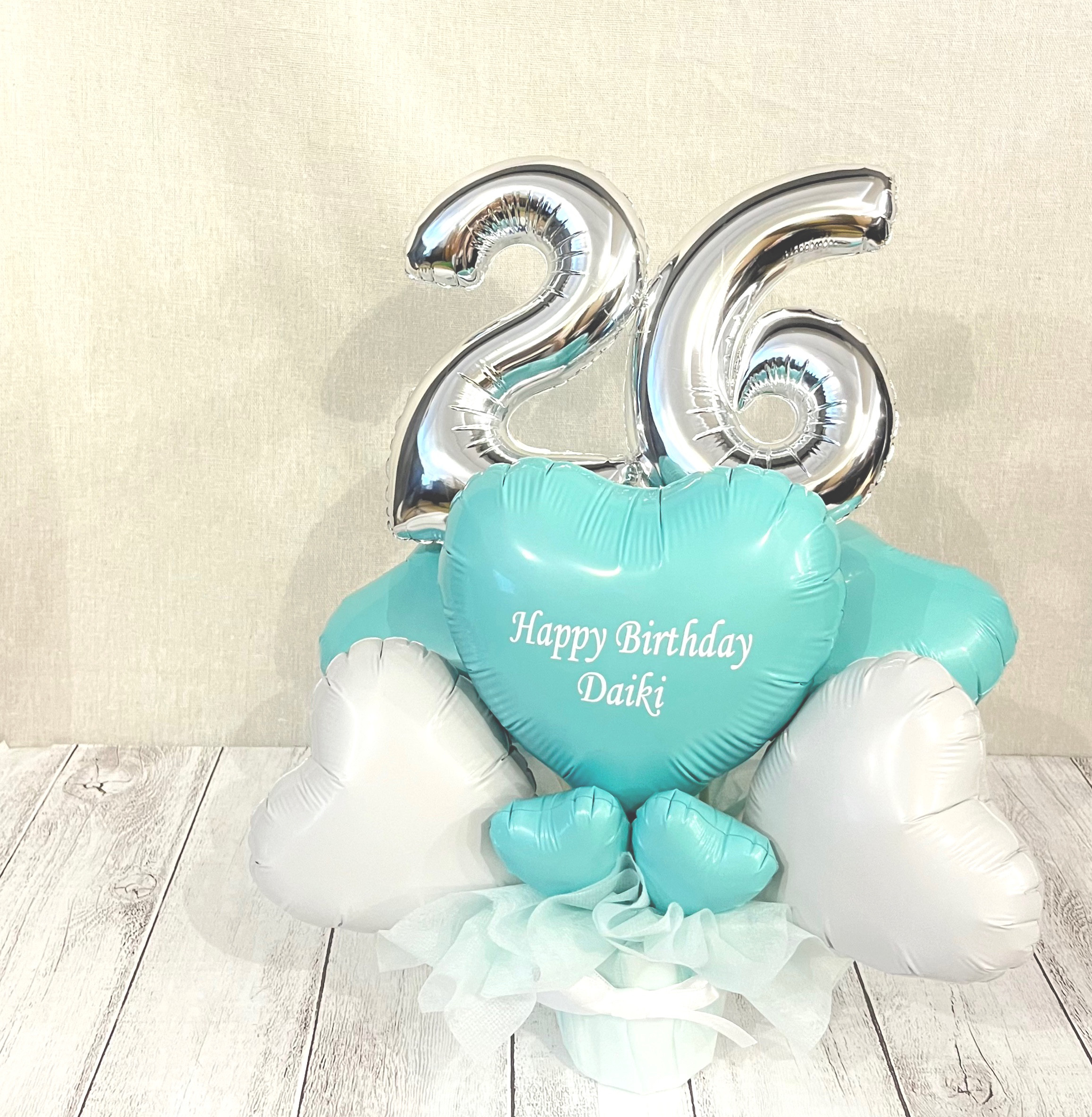 バルーンギフト　ナンバー　記念日　誕生日　バルーン　プレゼント　推し　メンカラ　開店祝い 4,764円