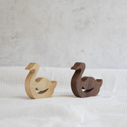 スワン オブジェ｜全2種類 北欧 白鳥 無垢 置物 マリン 夏 冬 水辺