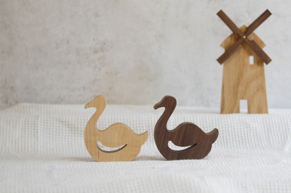 スワン オブジェ 北欧 白鳥 無垢 置物 マリン 夏 冬 水辺