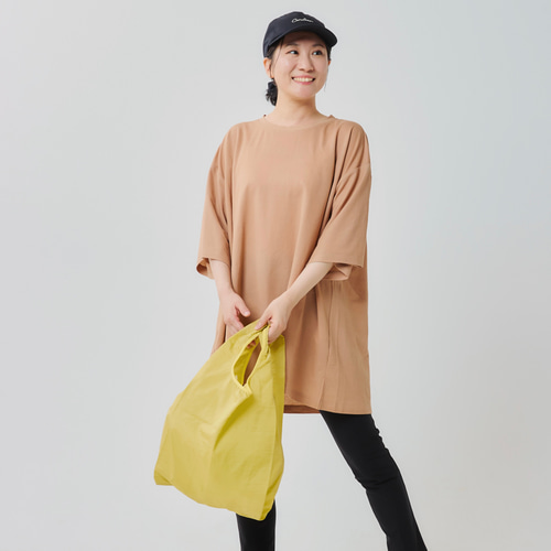 コロンとしたエコバッグたたみやすみ